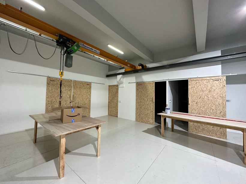 Warehouse office renovation