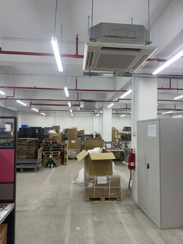 Warehouse office renovation