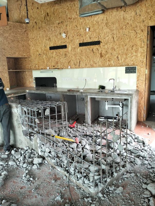 demolition works