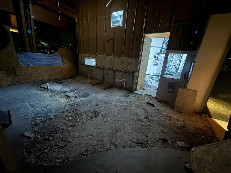 demolition works