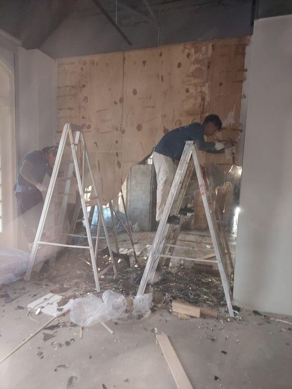 hotel demolition works