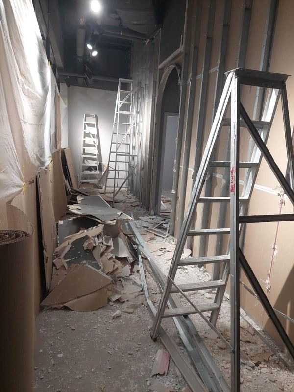 hotel demolition works