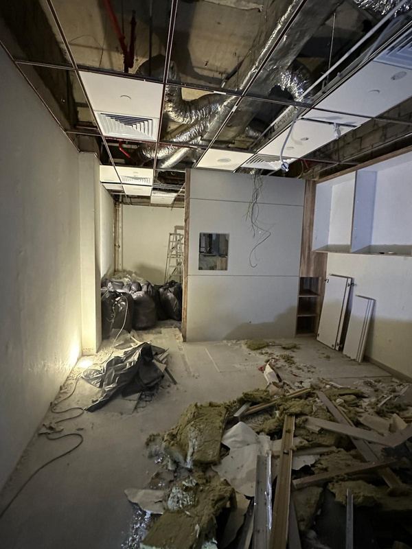 spa shop demolition works