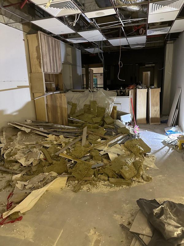 spa shop demolition works